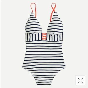 NWT JCrew one piece bathing suit size 10